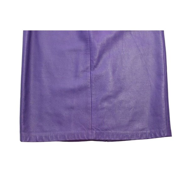 Elegant Purple Midi Skirt - Picture 3 of 9